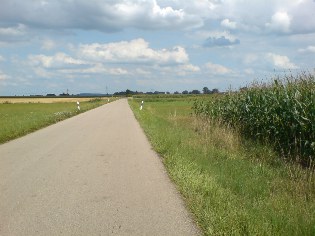 Altmühltal-Radweg unweit von Haag