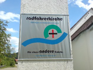Radfahrerkirche am Donau-Radweg in Tuttlingen-Möhringen