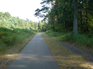 Ostsee-Radweg bei Peenemünde auf Usedom