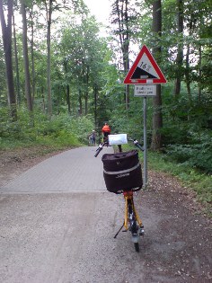 Ostsee-Radweg bei Ückeritz auf Usedom