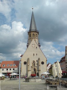 Radweg Liebliches Taubertal: Stadtkirche St. Georg in Weikersheim