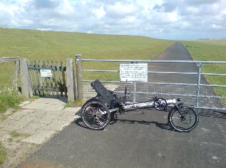 Schafgatter am Nordseedeich