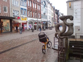 Fußgänerzone in Flensburg