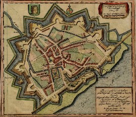 Festung Tönning im Jahre 1651