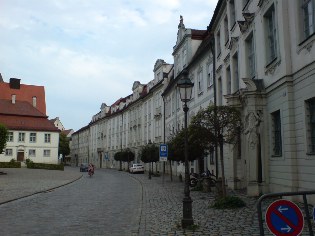 Residenzplatz in Eichstätt - Altmühltal-Radweg