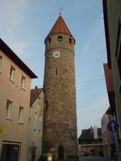 Färberturm in Gunzenhausen - Altmühltal-Radweg