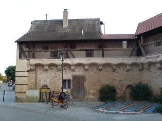 Altmühltal-Radweg: Stadtmauer in Gunzenhausen