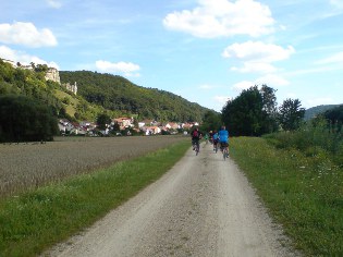 Unterwegs auf dem Altmühltal-Radweg - hier bei Meihern