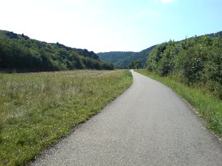Altmühltal-Radweg unweit von Pfalzpaint