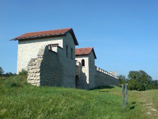 Kastell Vetoniana in Pfünz - Altmühltal-Radweg