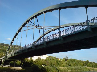Stadtbrücke in Riedenburg - Altmühltal-Radweg