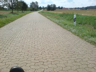 Altmühltal-Radweg kurz vor Windelsbach