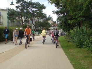 Radweg Berlin - Usedom in Bansin