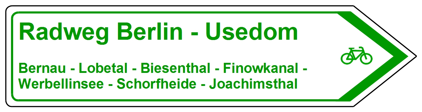 Radweg Berlin - Usedom, Lobetal, Biesenthal, Finowkanal, Werbellinsee, Schorfheide, Joachimsthal
