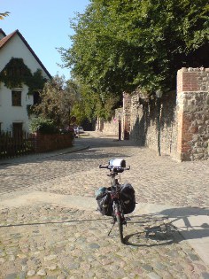 An der Stadtmauer in Bernau