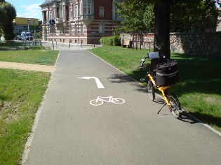 Radweg Berlin - Usedom in Prenzlau