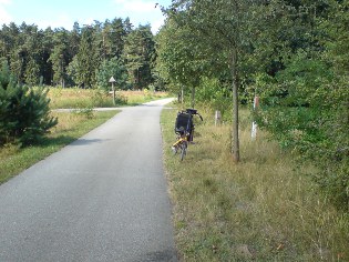 Radweg Berlin - Usedom bei Relzow