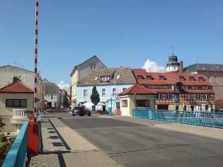 Klappbrücke in Ueckermünde