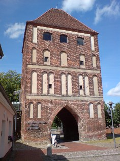 Anklamer Tor in der Stadt Usedom