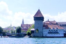 Rheintorturm in Konstanz, Bodensee-Radweg