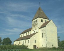 Kirche St. Georg in Oberzell, Insel Reichenau, Bodensee-Radweg