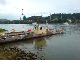 Fähre bei Besensandbach am Donau-Radweg