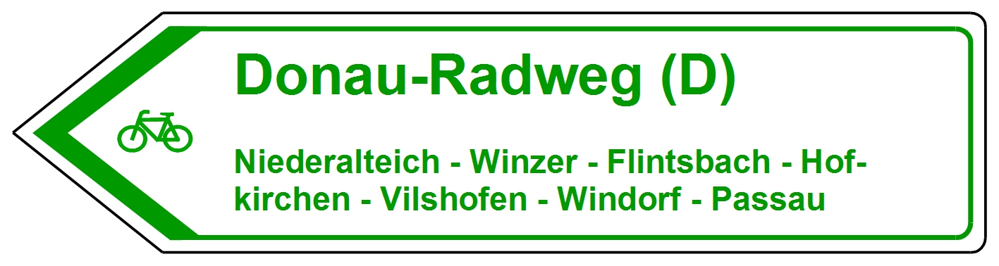 Donau-Radweg, Niederalteich, Winzer, Flintsbach, Hofkirchen, Vilshofen, Windorf, Passau