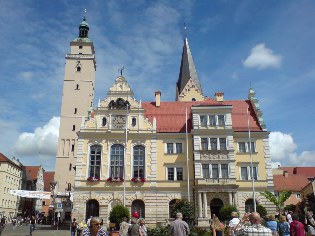 Altes Rathaus in Ingolstadt am Donau-Radweg