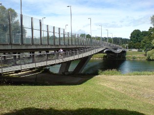 Auf dem Donau-Radweg in Ingolstadt