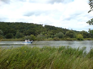 Polizeieinsatz am Donau-Radweg