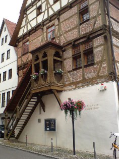 Schöne Stiege in Riedlingen, Donau-Radweg