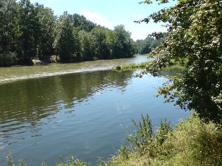 Mündung der Iller in die Donau, Donau-Radweg