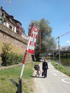 Donau-Radweg in Ulm