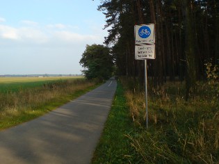 Flaeming-Skate zwischen Wahlsdorf und Schlenzer