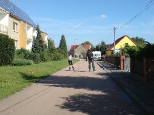 Unterwegs auf der Flaeming-Skate in Welsickendorf