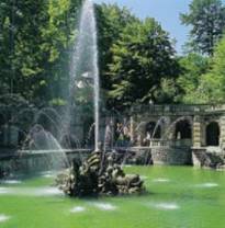 Wasserkunst in der Eremitage bei Bayreuth, Main-Radweg