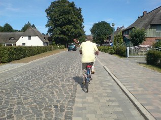 Unterwegs auf dem Ostsee-Radweg in Born