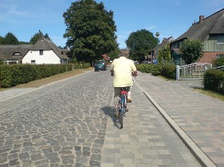 Unterwegs auf dem Ostsee-Radweg in Born