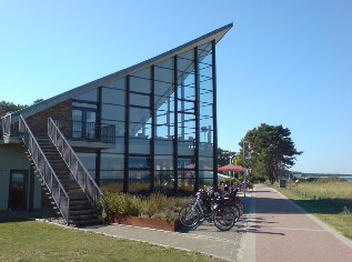 Strandperle in Glowe auf Rügen am Ostsee-Radweg