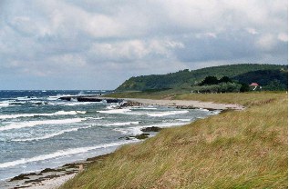 An der Westküste von Hiddensee