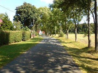 Unterwegs auf dem Ostsee-Radweg in Kinnbackenhagen