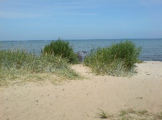 Strand auf der Insel Poel am Ostsee-Radweg