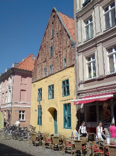 In der Altstadt von Stralsund