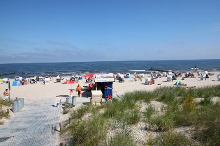 Am Strand von Ückeritz auf Usedom