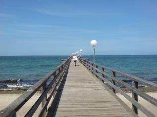 Seebrücke auf der Insel Usedom