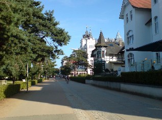 Unterwegs auf dem Ostsee-Radweg: Bäderarchitektur in Zinnowitz