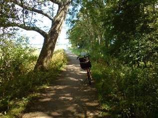 Unterwegs auf dem Ostsee-Radweg unweit von Zühlendorf