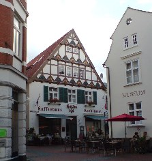 Café Heldt in Eckernförde, Ostseeküsten-Radweg