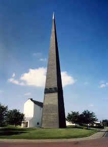 Kirchturm in Ellenberg, Ostseeküsten-Radweg