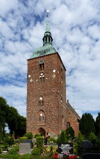 St.-Nicolai-Kirche in Burg auf Fehmarn, Ostseeküsten-Radweg